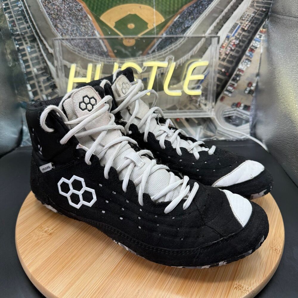 Rudis SF Tbilisi 2.0 Wrestling Shoes Mens Size 11.5 Black/White